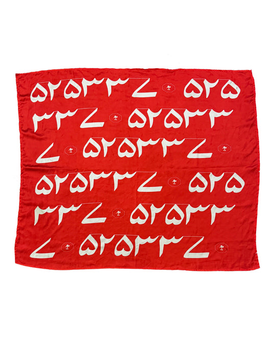 Arabic Numericals Scarf